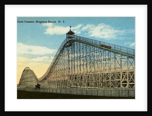 Giant Coaster, Brighton Beach N.Y. Postcard by Anonymous