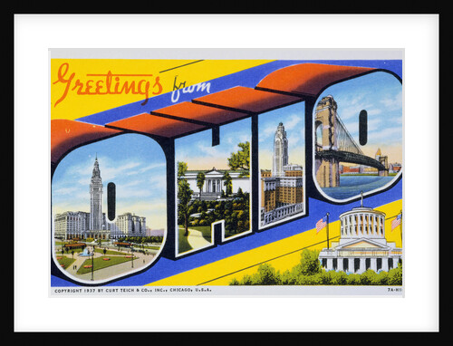 Postcard of Greetings from Ohio by Anonymous