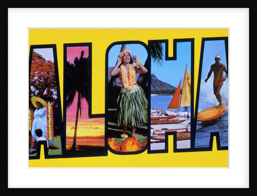 Postcard of Aloha Greetings by Anonymous