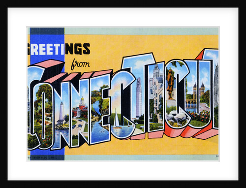 Postcard of Greetings from Connecticut by Anonymous