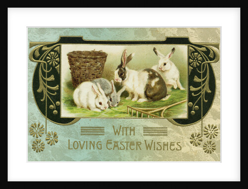 With Loving Easter Wishes Postcard by Anonymous