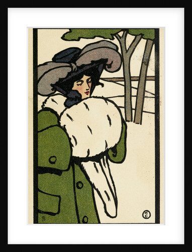 Modern Art: Winter Postcard by Anonymous