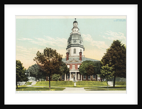 State Capitol, Annapolis, MD Postcard by Anonymous