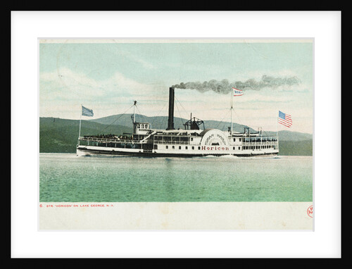 Steamer "Horicon" on Lake George Postcard by Anonymous