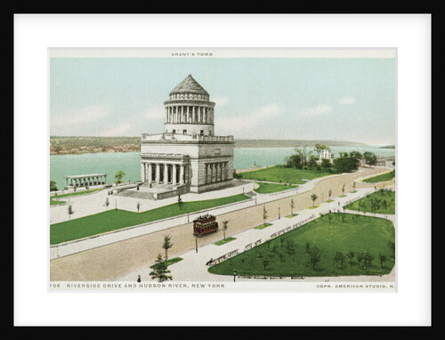 Grant's Tomb, Riverside Drive and Hudson River, New York Postcard by Anonymous