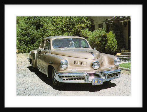 Postcard of a Wonder Car Made by Preston Tucker