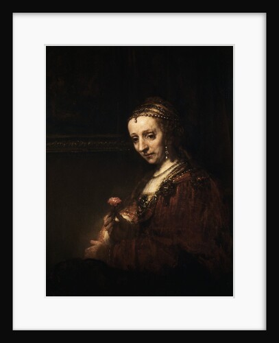 Lady with a Pink by Anonymous