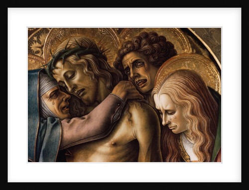 Detail of Pieta by Carlo Crivelli