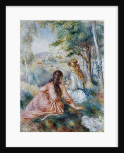 In the Meadow by Pierre Auguste Renoir