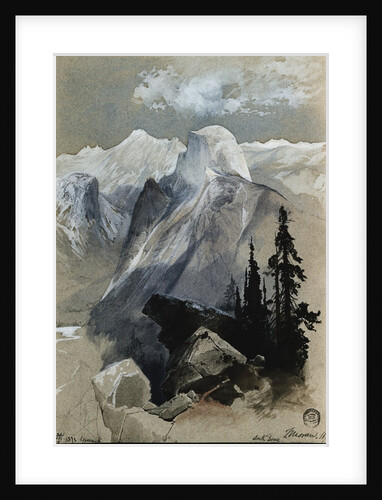 South Dome Yosemite by Thomas Moran