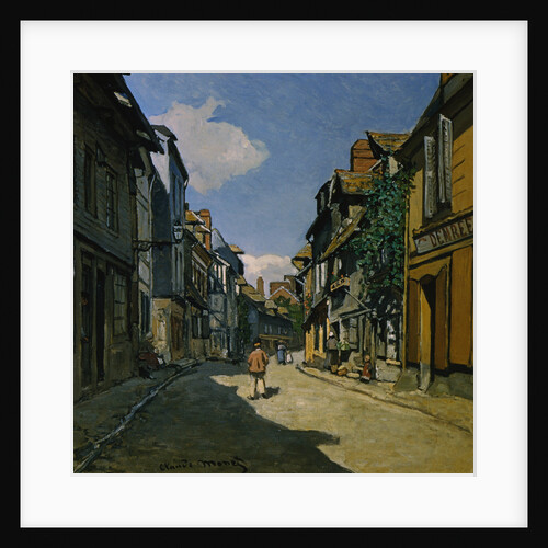 Rue de la Bavolle, Honfleur by Claude Monet
