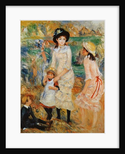 Children on the Seashore, Guernsey by Pierre-Auguste Renoir