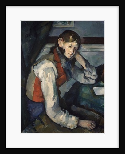 Boy in a Red Waistcoat by Paul Cezanne