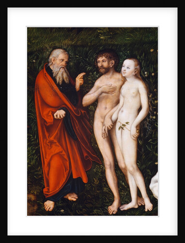 Detail of Garden of Eden by Lucas Cranach the Elder