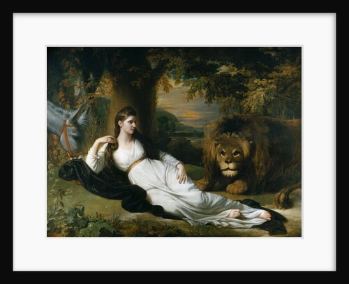 Mary Hall in the Character of Una by Benjamin West