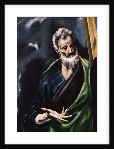 Detail of Saint Andrew by El Greco