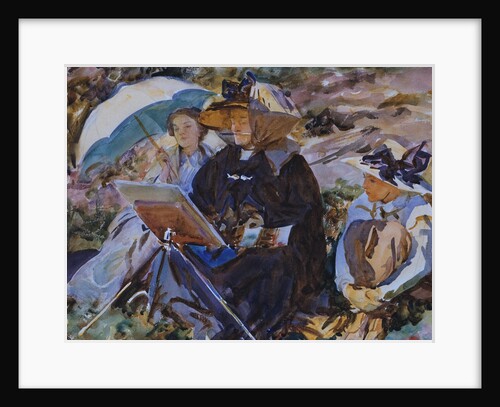 Simplon Pass: The Lesson by John Singer Sargent