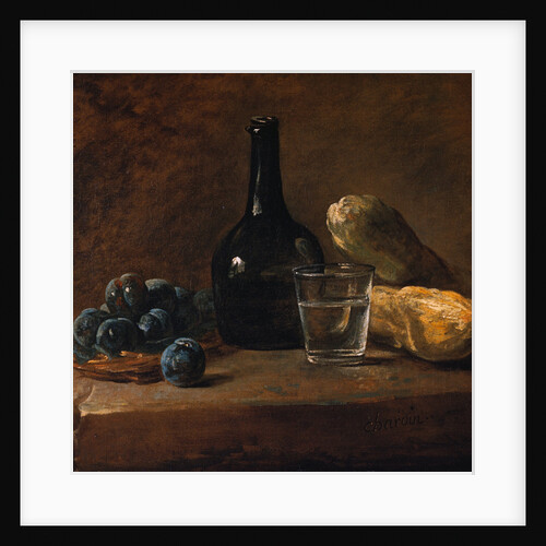 Still Life with Plums by Jean-Simeon Chardin