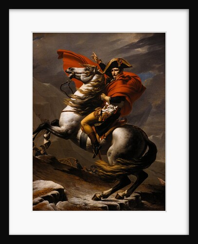 Napoleon on Horseback at the St. Bernard Pass by Jacques-Louis David