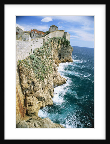 Walled Town of Dubrovnik on Dalmatian Coast by Anonymous