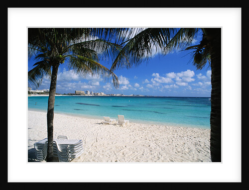 Lounge Chairs on Beach at Club Med by Anonymous