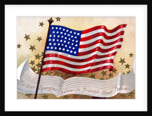 The Star Spangled Banner in Triumph Shall Wave Postcard by Anonymous