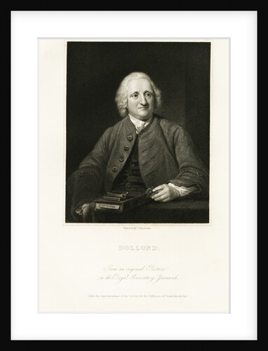Engraved Portrait of George Dolland by Anonymous