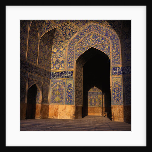 Interior of Masjed-e Imam Mosque by Anonymous