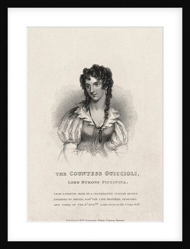 Teresa, Countess Guiccioli by Anonymous