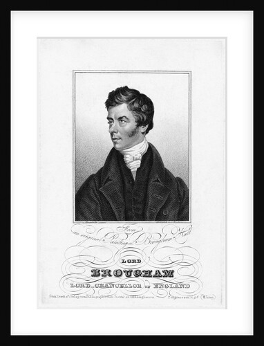 Lord Brougham, Lord Chancellor of England by Anonymous