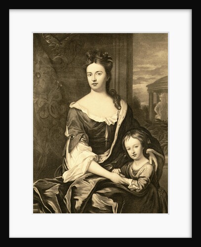 Portrait of Queen Anne and Her Son William, Duke of Gloucester by Michael Dahl