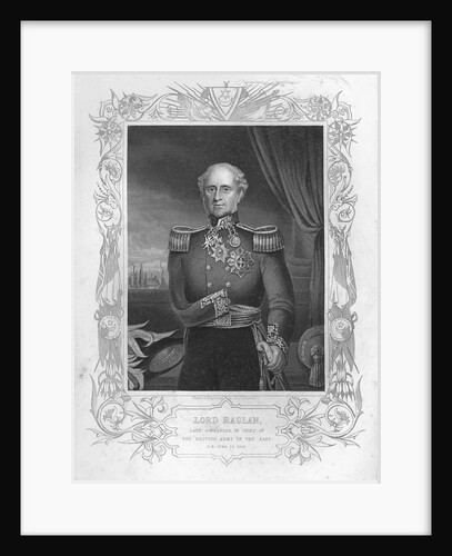 Portrait Engraving of Lord Raglan by Anonymous