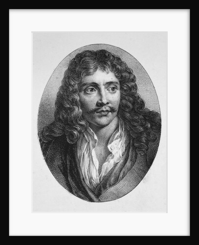 Oval-Shaped Portrait of Moliere by Anonymous
