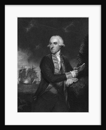 Portrait of Samuel, First Viscount Hood by H. Robinson
