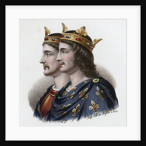 Louis and Carloman by Anonymous