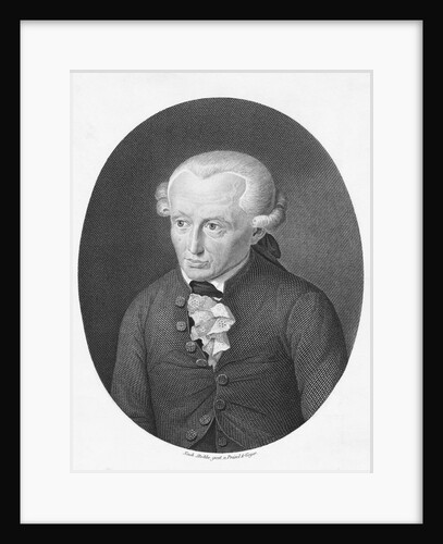 Immanuel Kant Engraving by Anonymous