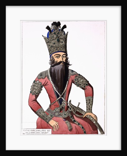 Print Depicting Fath Ali Shah, the Shah of Persia by Anonymous