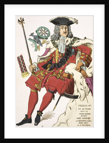 Print Depicting Frederick I, King of Prussia by Anonymous