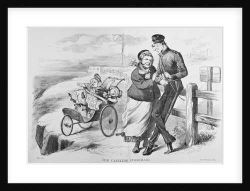 The Careless Nursemaid Political Cartoon by Anonymous