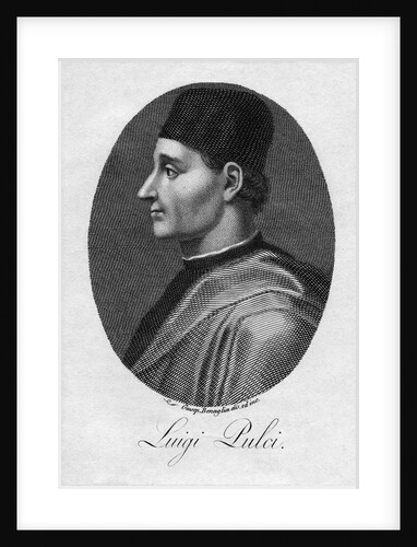 Luigi Pulci Engraving by Anonymous