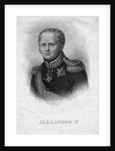 Alexander I 19th-Century Engraving by Anonymous