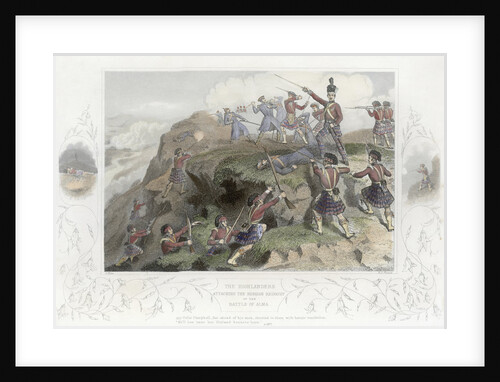 The Highlanders Attacking the Russian Redoubt at the Battle of Alma by D.J. Pound