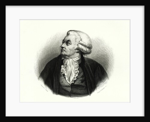 Honore Gabriel Riqueti, Comte de Mirabeau Engraving by Tony Goutiere