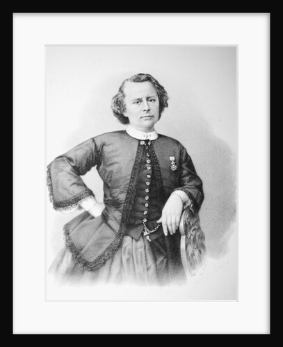 Rosa Bonheur Engraving by Louis Emmanuel Soulange Teissier