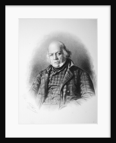 Pierre Jean de Beranger Engraving by Charles Jeremie Fuhr