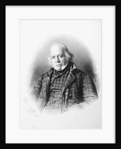 Pierre Jean de Beranger Engraving by Charles Jeremie Fuhr