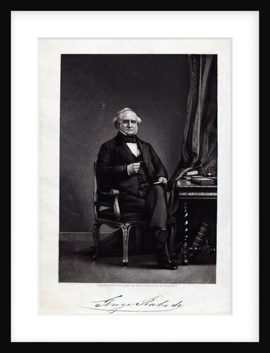 George Peabody Engraving by George Edward Perine