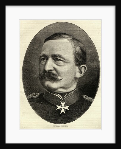 General Obernitz Print by Anonymous
