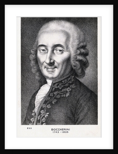 Boccherini Engraving by Anonymous