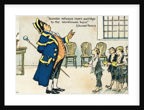 Oliver Twist Postcard by A. Ludovici
